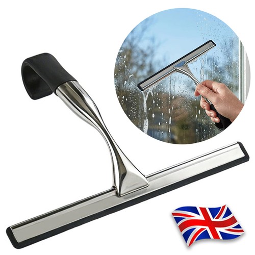 Shower squeegee window - shower, glass