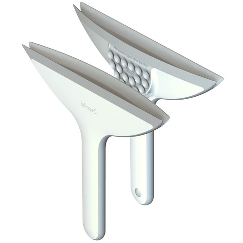 Curved shower squeegee - curved,