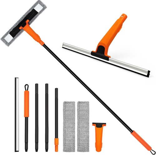 Window shower squeegee - window, for