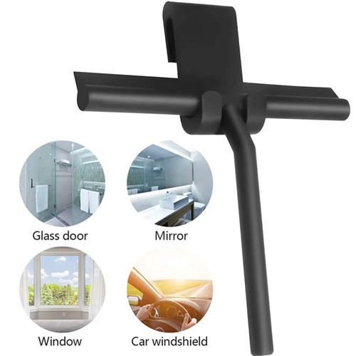 Silicon shower squeegee with - shower,