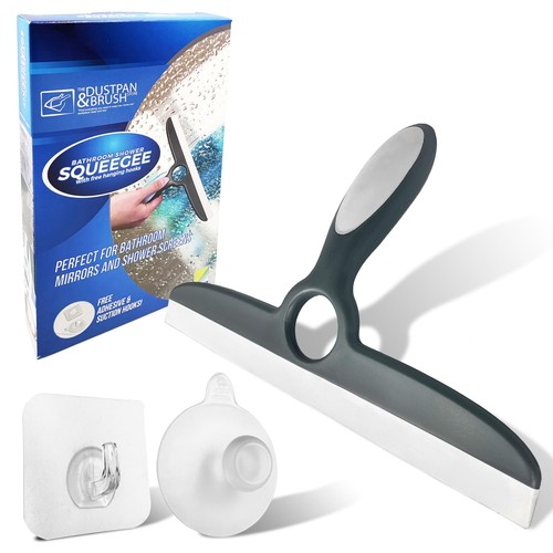 Shower squeegee with suction - squeegee,