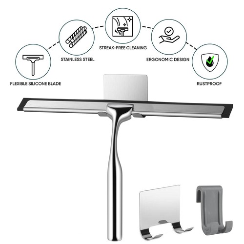 Shower squeegee bathroom glass - shower,